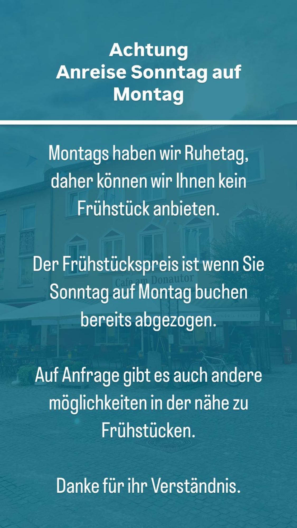 ホテル Cafe Am Donautor ケールハイム エクステリア 写真